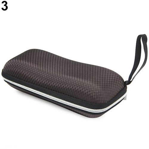 Portable Rectangle Zipper Glasses Case Eyewear Box for Sunglasses Protect