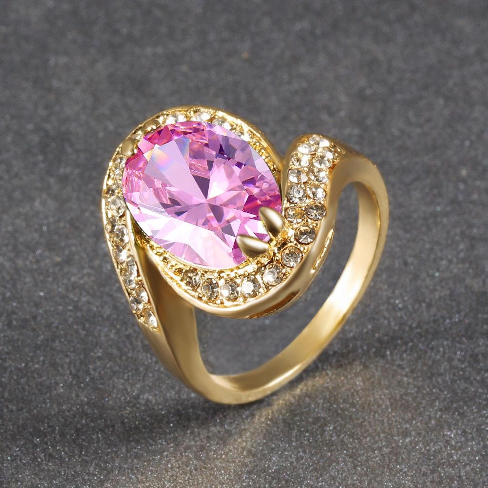 Rainbow Ring AAA Zircon Ring Exquisite Colorful Multicolor Mosaic Zircon Finger Female Jewelry Accessories Gift For Girlfriend