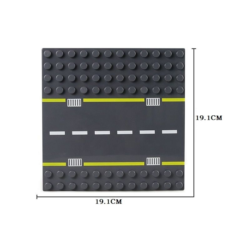 Big Size Blocks Base Plate Duplos BasePlate Large Particle Building Bricks Road 12*12 16*16 Dots DIY Block Floor Kids Toys Gifts