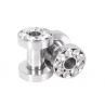 1Pair Rhinestone Stainless Piercing Ear Tunnels Plugs Gauges Ear Stretching Kits