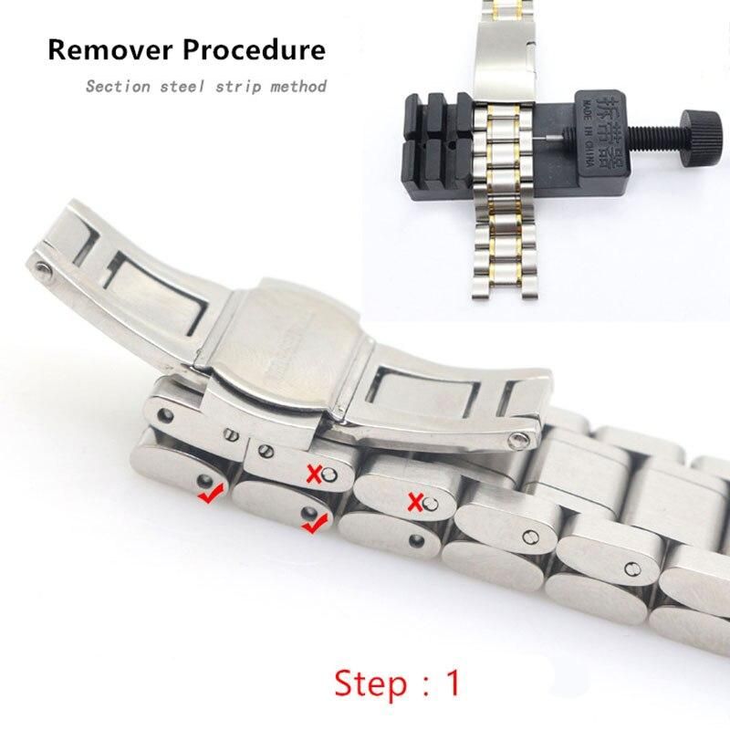 Stainless Steel Watch Band Link Remover Adjustable Tool Slit Strap Bracelet Chain Pin Adjuster Repair Tool Kit New