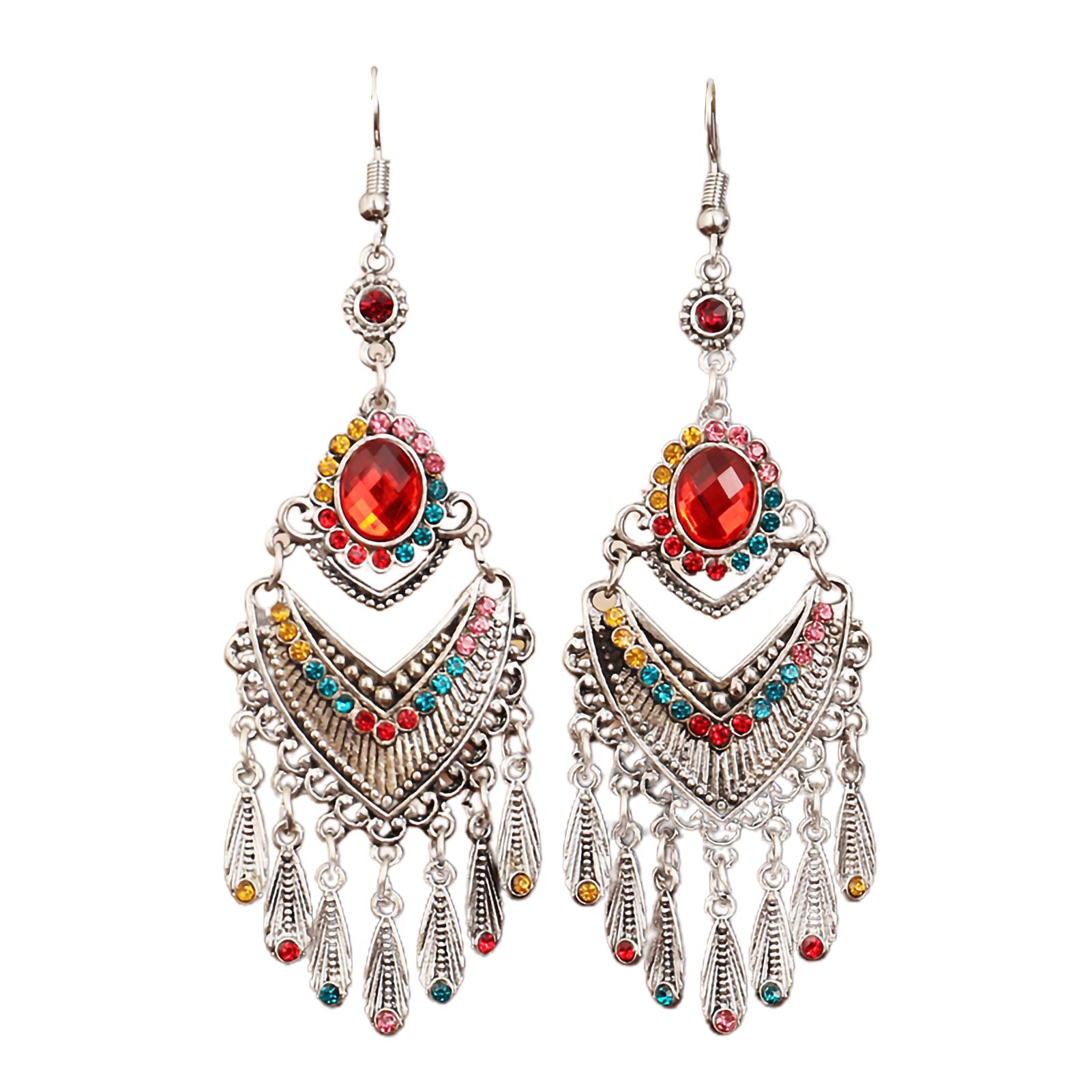 Hook Dangle Earrings Piercing Water Drop Tassel Drop Earrings
