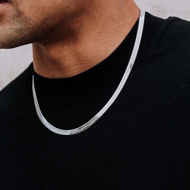 Fashion New Snake Chain Men Necklace Choker Width 2/3/4/5mm Stainless Steel Herringbone Necklace For Men Women Jewelry Gift