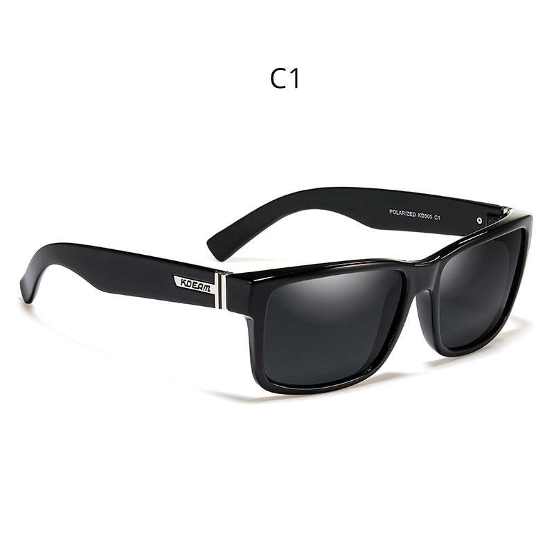 KDEAM For Men Polarized Sunglasses Sport Crazy Colors Sun Glasses Elmore Blocking-UV Shades With Box-C1-Free Package