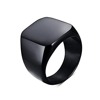 Stainless Steel Rings  Fashion Square Finger Ring  Hand Decoration(Null)