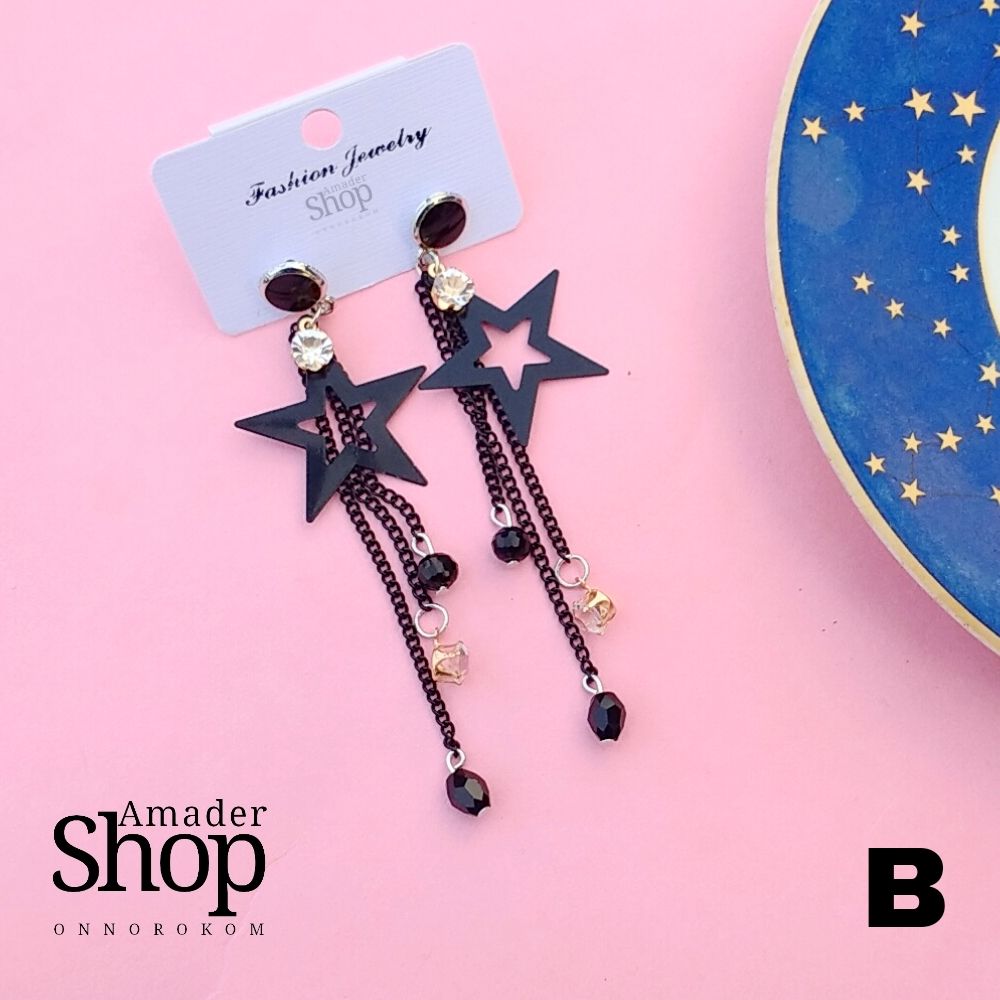 Fashionable Black Earring For Women -  Ear Ring