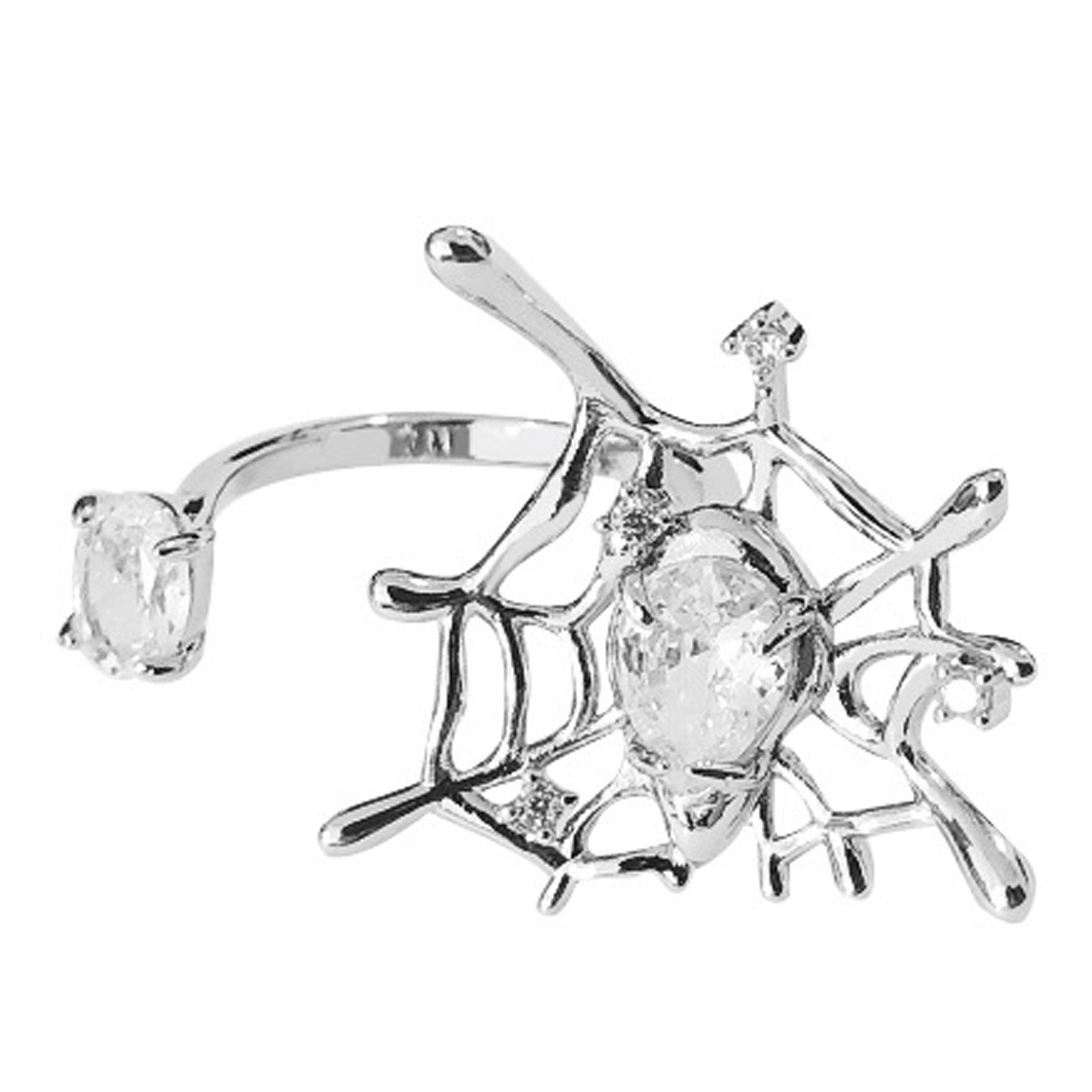 Tail Ring Delicate Spider-Web Shape Tail Ring