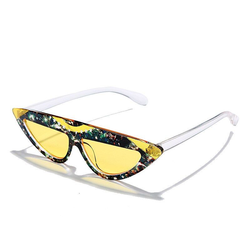 C3WHO CUTIE 2020 Fashion Ethnic Style Cool Sunglasses Brand Designer Leopard Frame Star Pattern Triangle Sun Glasses Shades S229