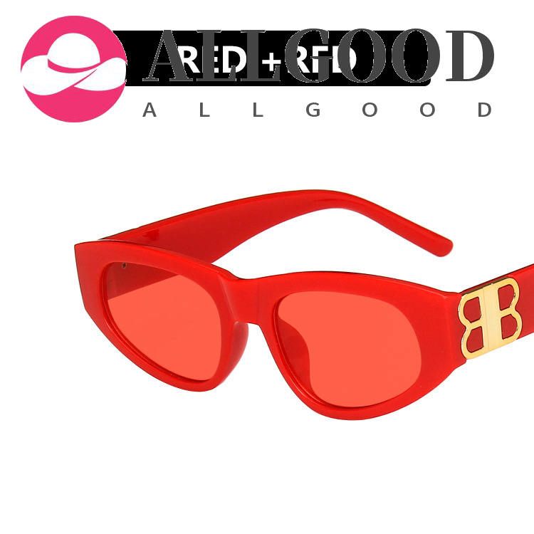 European and American triangle sunglasses men and women sunglasses trendy sunglasses star Bengdi