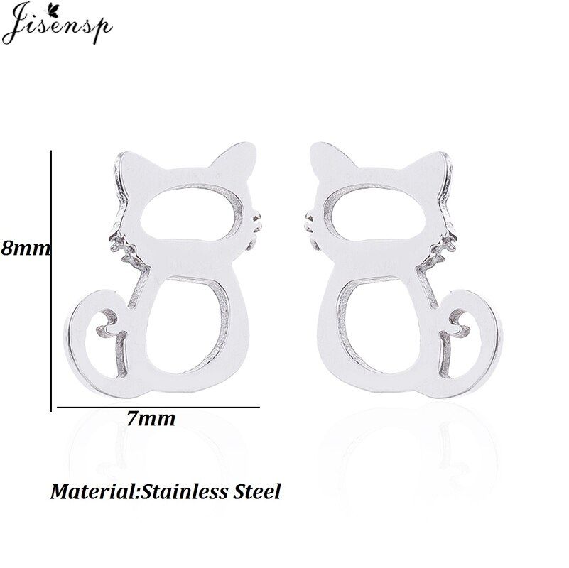 Jisensp Cute Moon with Cat Bracelet for Women Lady Party Gift Fashion Kitten Animal Bracelets Girlfriend Gift bijoux femme