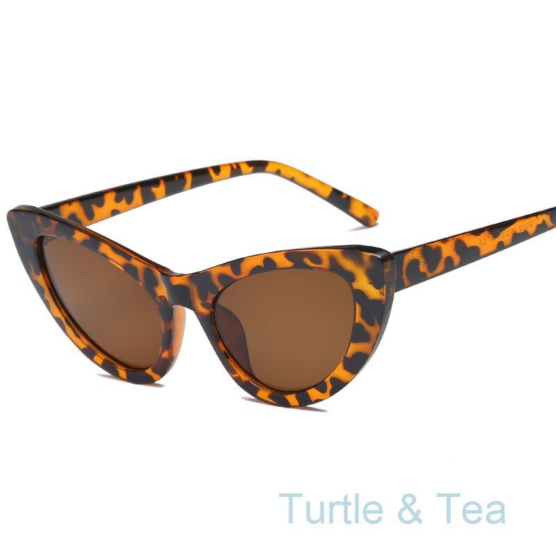 TURTLE-TEACat Eye Black Trend Women Sunglasses Trend Products Fashion Classic Glasses