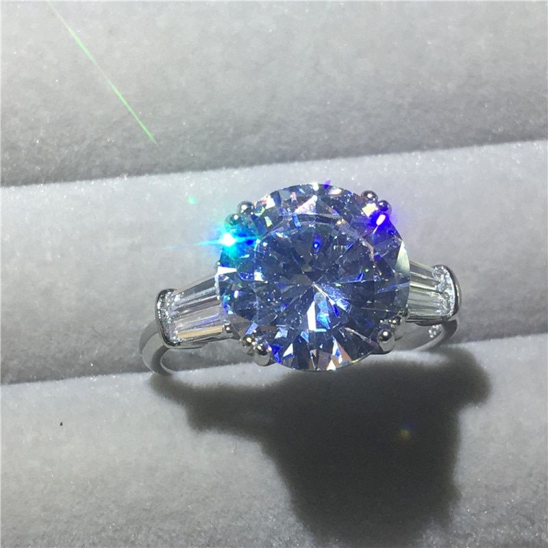 choucong Statement Promise Ring Various cutting AAAAA cz 925 Sterling Silver Engagement Wedding Band Rings for women men Jewelry