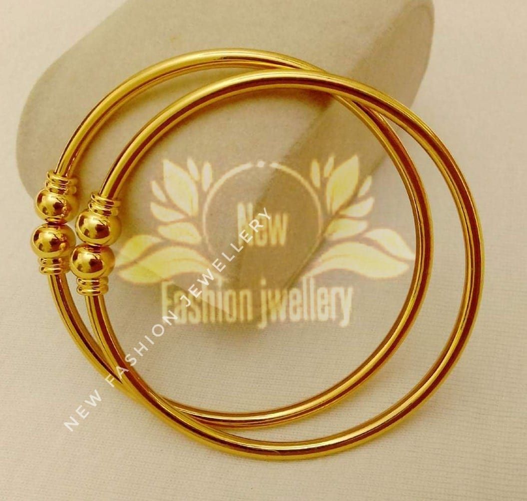 Power  GoldPLATED Womens / Girls bangles(set of 2)