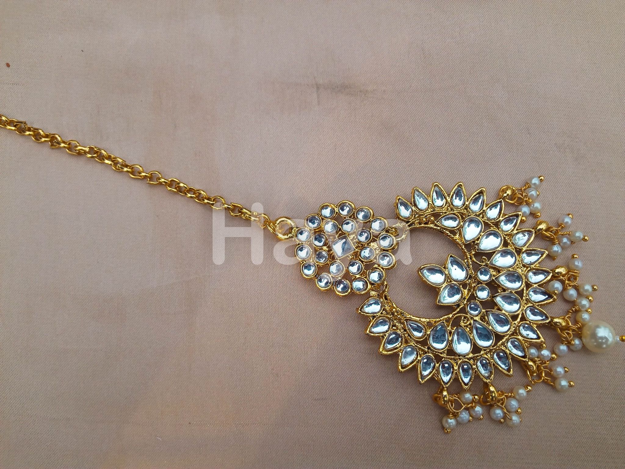 Stone Setting Womans Fashionable Tikli