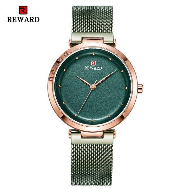 REWARD Blue Steel Bracelet Watch Women Quartz Watches Ladies Top Brand Crystal Luxury Female Wrist Watch Girl Clock Reloj Mujer