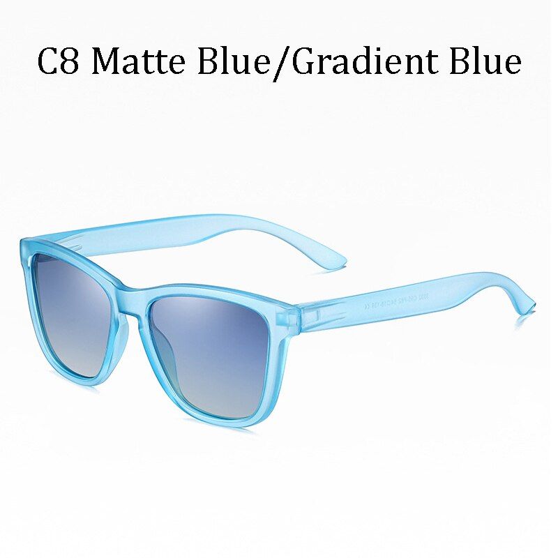 3332 C8luxury brand Classic Men Women outdoor sports Polarized sunglasses UV400 oculos Gafas male Driving Transparent frame Blue pink
