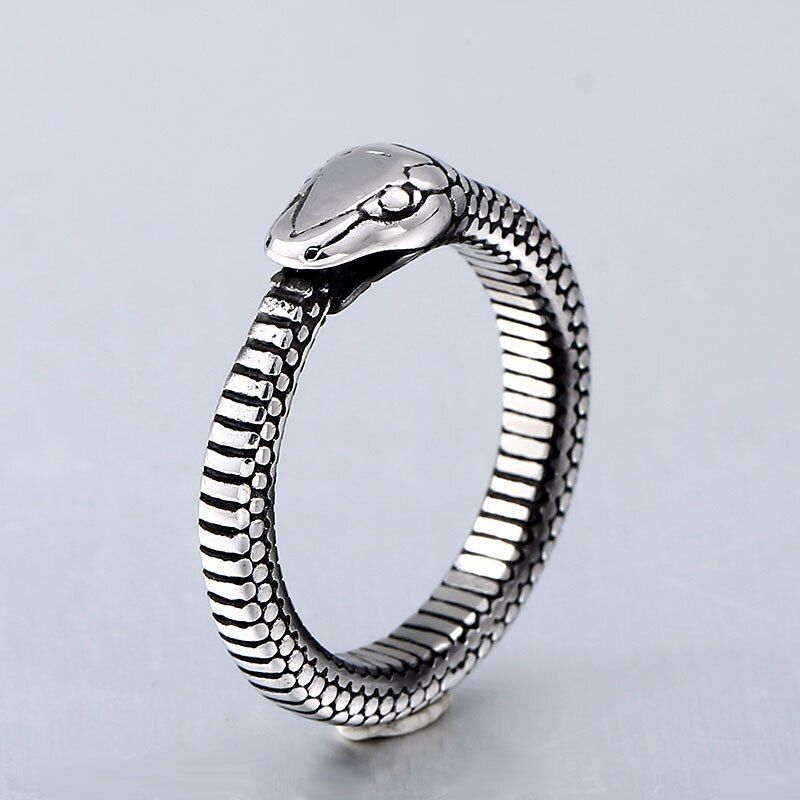 Beier 316L Stainless Steel nose viking Fashion Style scandinavian Snake head Ring for men and women jewelry Amulet Vintage LR703