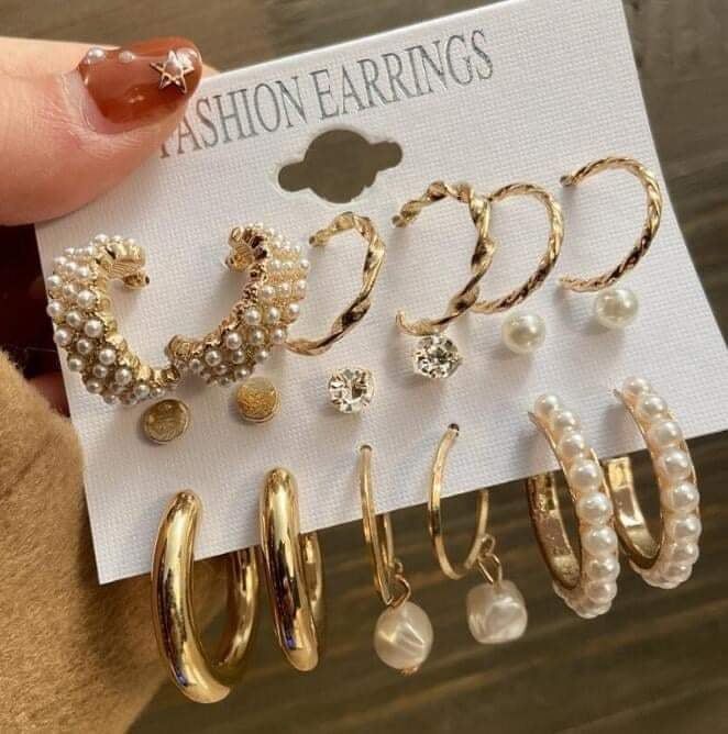 6 Pair Earring for Girls, Ear ring set Earring sets for Women / Girls Earring set for women