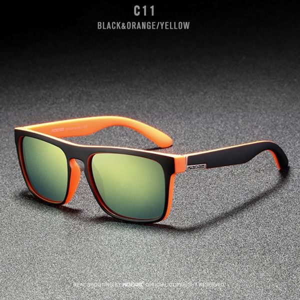 KDEAM Eye-catching Function Polarized Sunglasses For Men Brand Graffiti Glasses Leg Sun Glasses UV Goggles Male Gafas de sol XH2