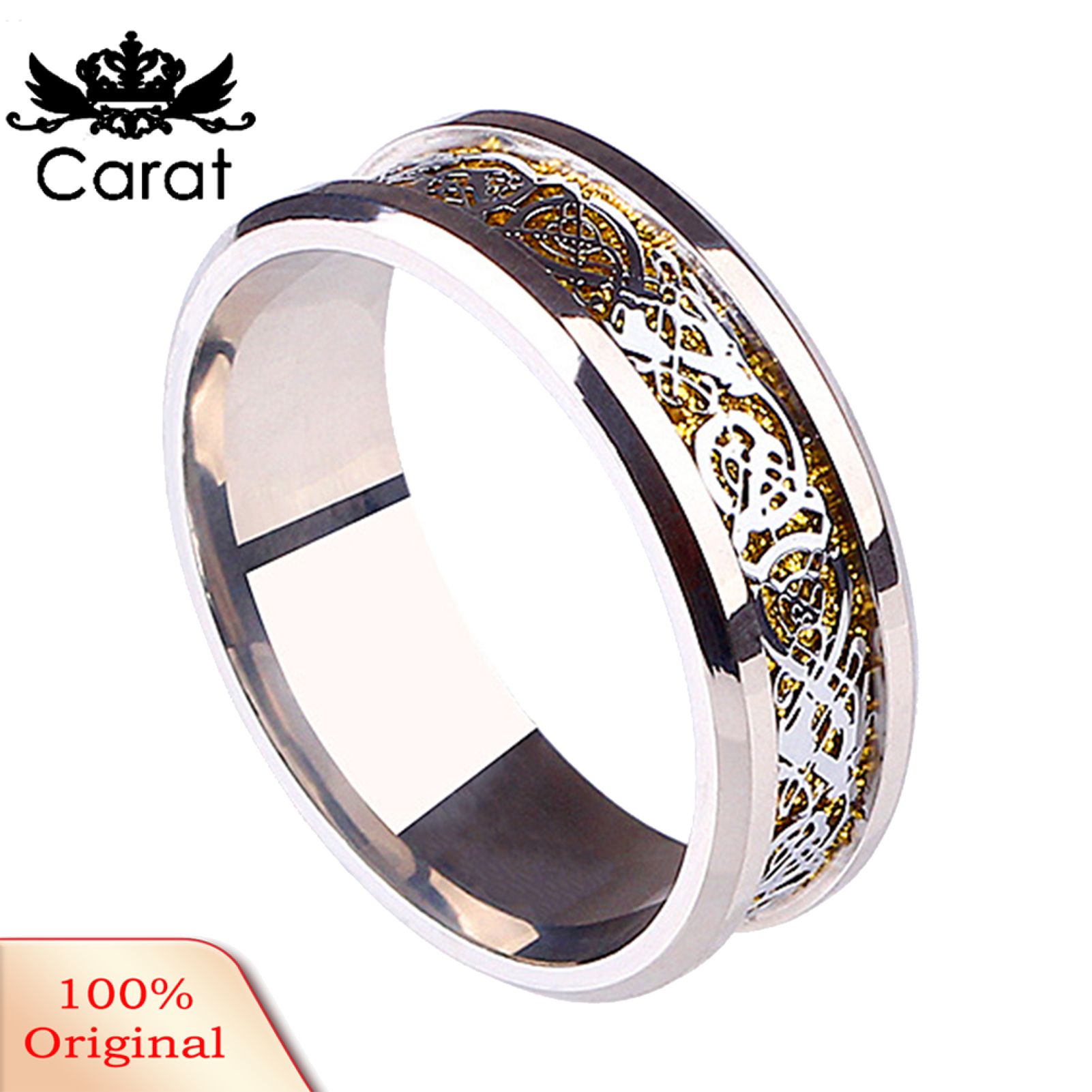 Couple Band Unique Titanium Steel Ring