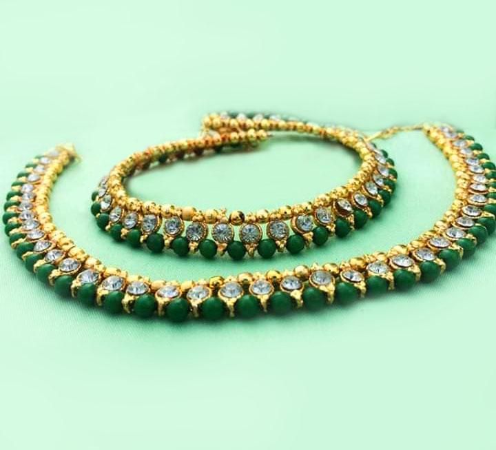 Stone Metal Payel for Women 1 Pair