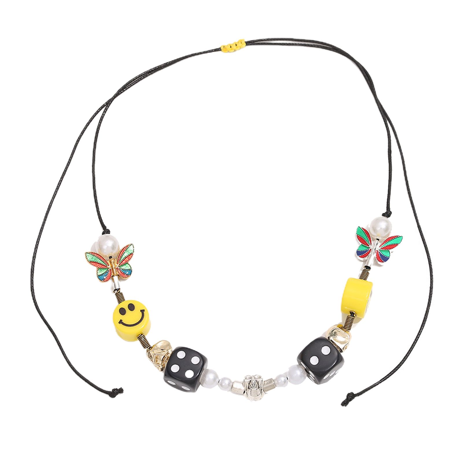 Choker Adjustable Punk Unisex Hand Woven Bracelet for Club