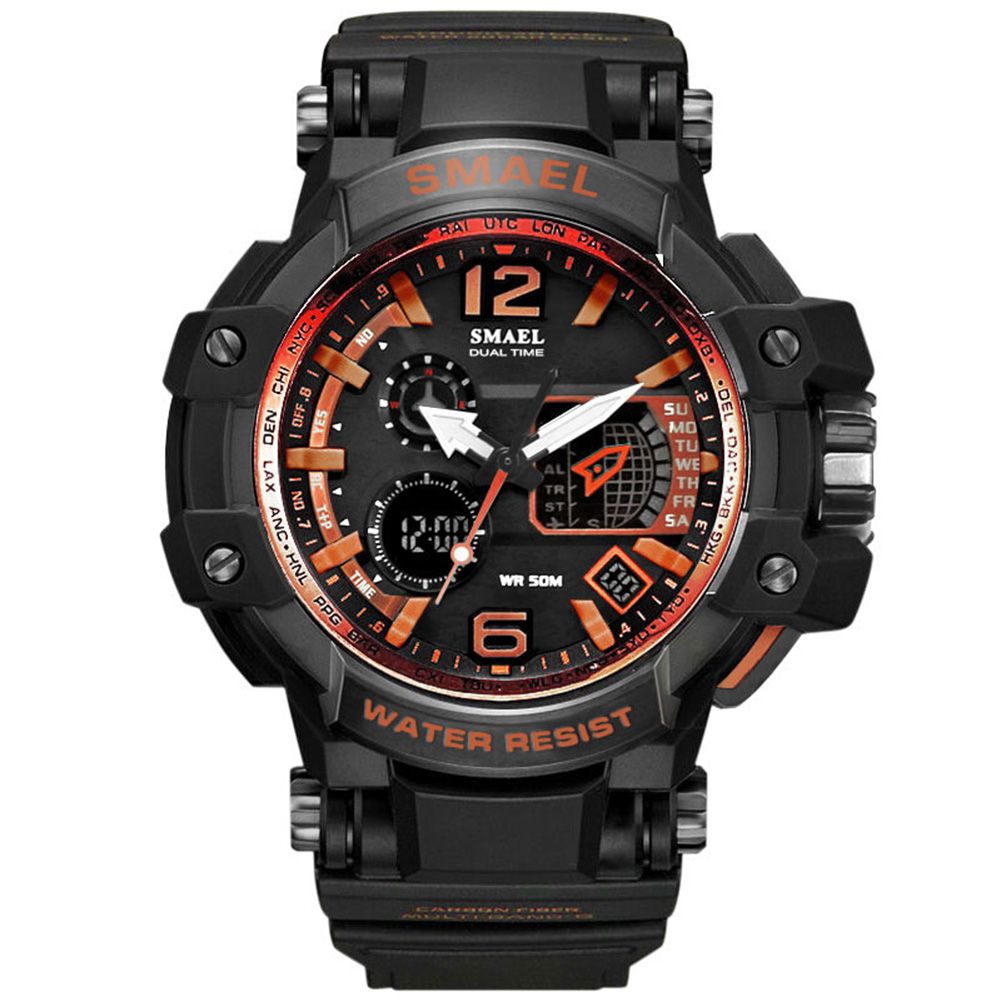 Fashion Men Waterproof Backlight Sports Electronic Digital Wrist Watch