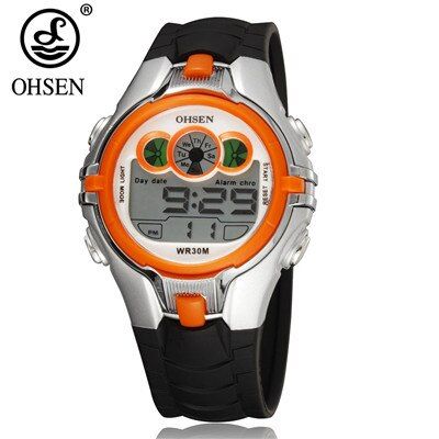 Fashion Design OHSEN Digital Kids Watches Child Alarm Wrist Watch Water Shock Resistant LED Sport Boys Watches Relojoes Children