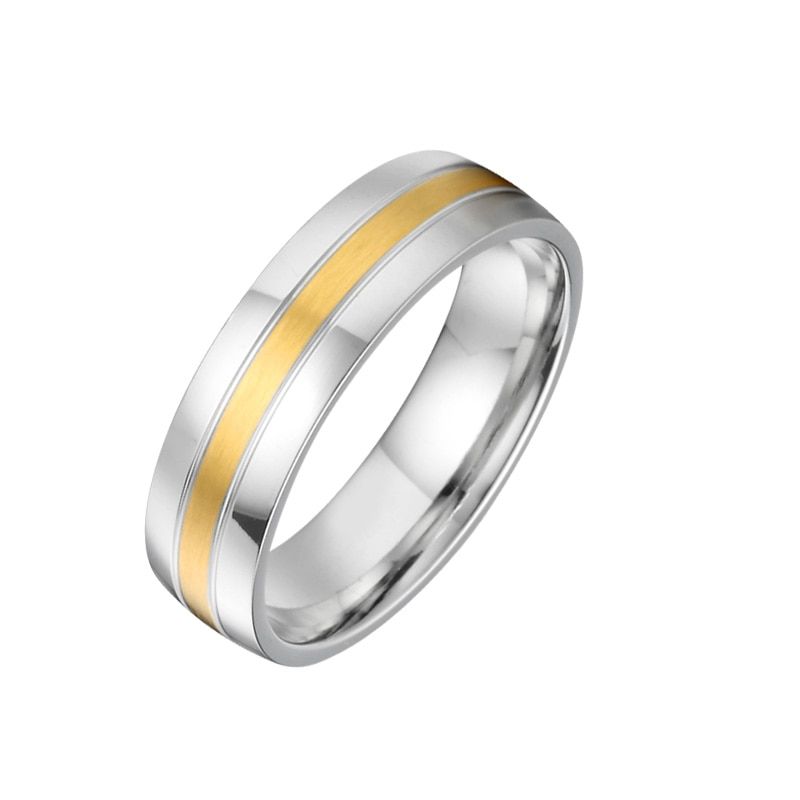 Lover's Alliance men and women Wedding Rings set for couple full size 5 to 13 stainless steel jewelry finger ring