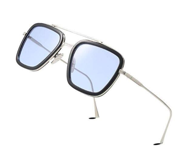 Square Aviator Men Classic Tony Stark Sunglasses