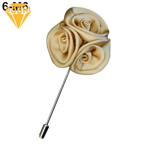 Men's Lapel Rose Flower Stick Bar Brooch Pin Wedding Suit Accessory Jewelry Gift