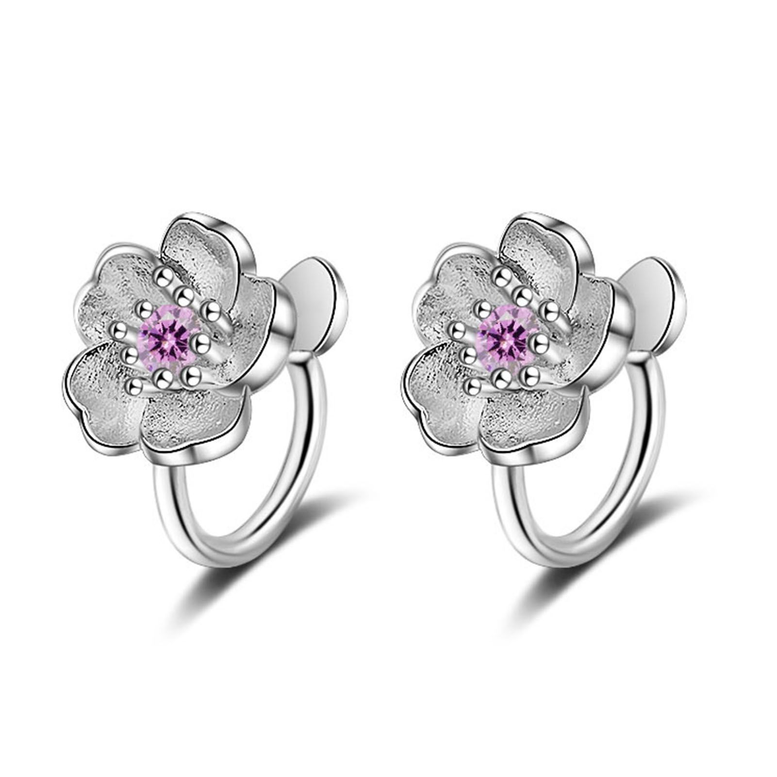 Women Earrings Shiny Fashion Appearance Korean Style Ear Studs