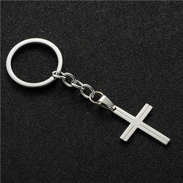 New stainless steel tag pendant necklace mens Fashion cross star blade prayer words necklaces&pendants car keychain jewelry gift
