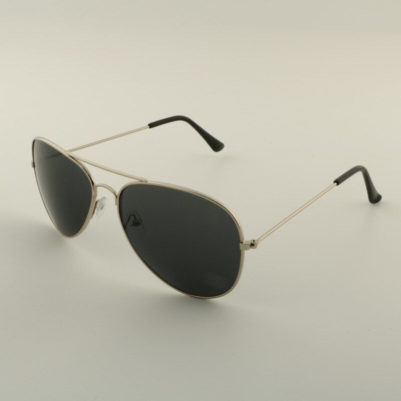 silver greyFashion Aviation Sunglasses For Women Men Pilot Driving Eyewear Black Frame Mirrors Sun Glasses Goggle UV400 Gafas De Sol
