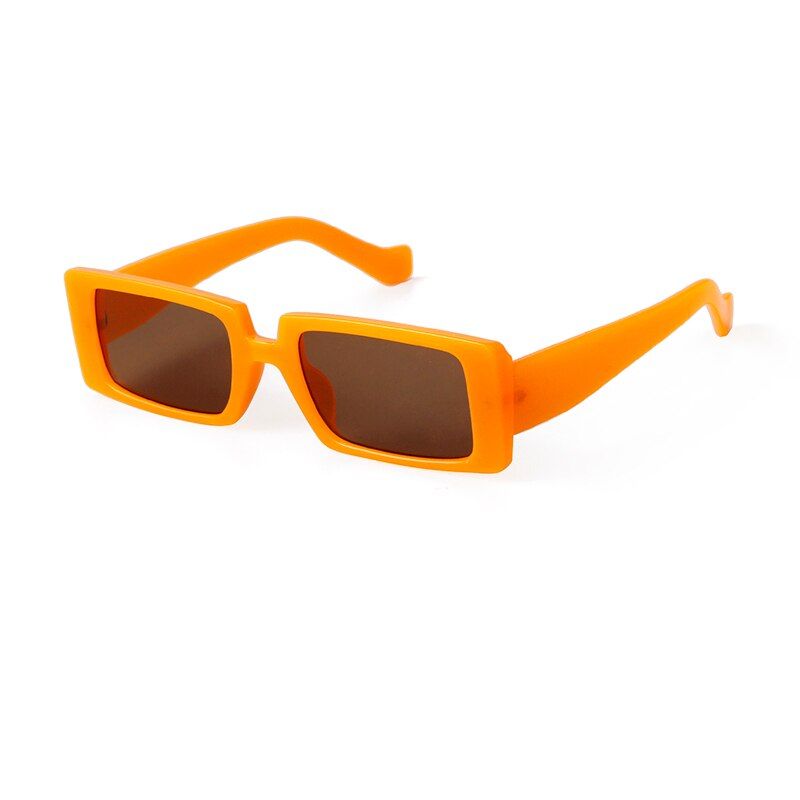 C4Story vintage green rectangle sunglasses women men brand designer fashion Leopard square sun glasses gafas de sol mujer S77134H