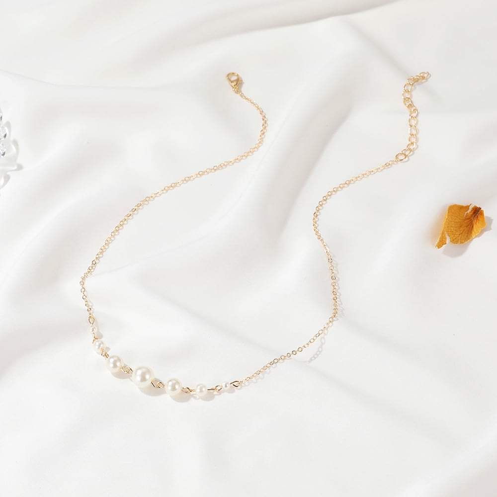 Simple (Pearl) Necklace for Women Fashion/ Chain Necklace for Girls Jewelry