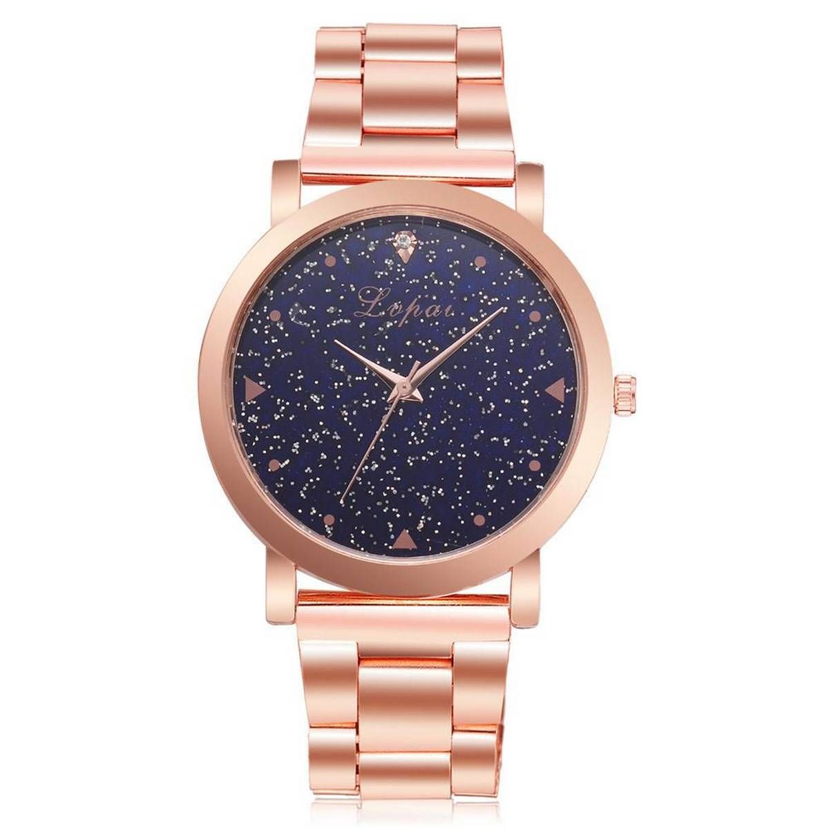 Lvpai Women's Casual Quartz Steel Belt Watch Analog Wrist Watch