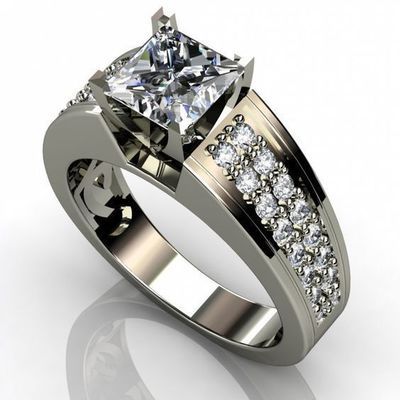 22 Style Shine Ring Trendy Crystal Engagement Claws Design Rings For Women Zircon Cubic Elegant Rings Female Wedding Jewerly
