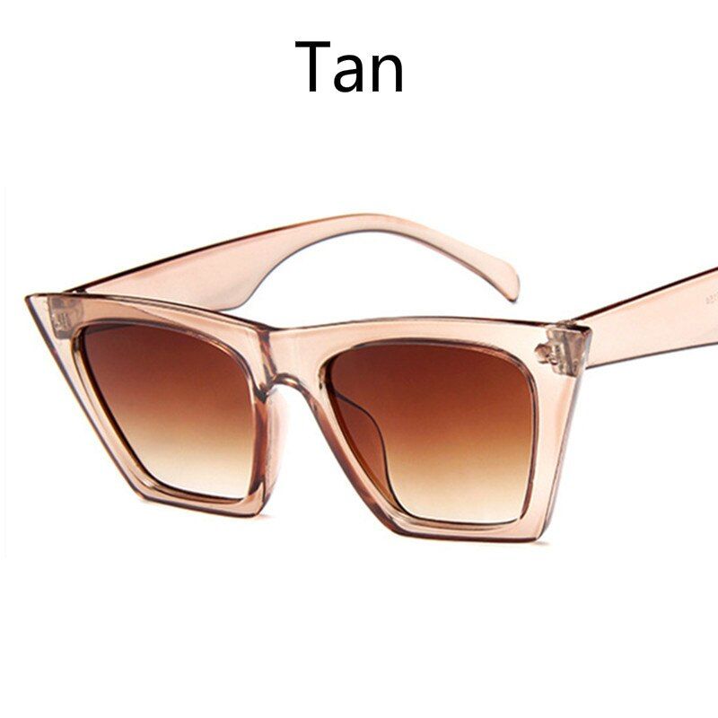 TanCat Eye Square Sunglasses Women 2020 Glasses Personalized Colorful Frames Men Trend Versatile Sun Glasses Uv400 Eyewear