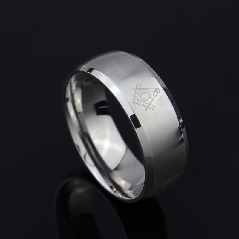 Masonic Ring Stainless Steel Ring