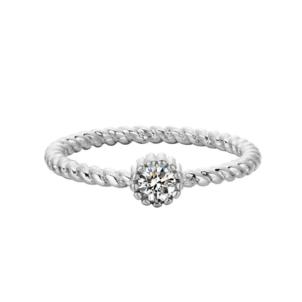 Chandler Cactus CZ Crystal Paw Rings Midi Finger Twist Toe Feet Ring For Women Championship Rings Sets Bohemia Tiny Slim Bijoux