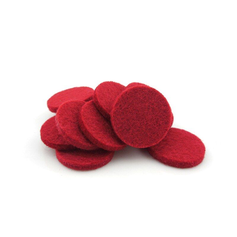 22.5mm Round Felt Pads for 30mm Aromatherapy Diffuser Locket Colored Perfume Locket Replacement Pads(null)