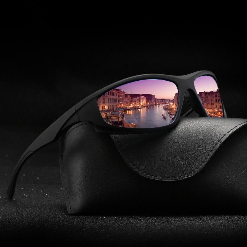 Polarized Sunglasses for Men Polaroid Driving Sun Glasses UV400 Protection Vintage Car Driver Black Eyewear