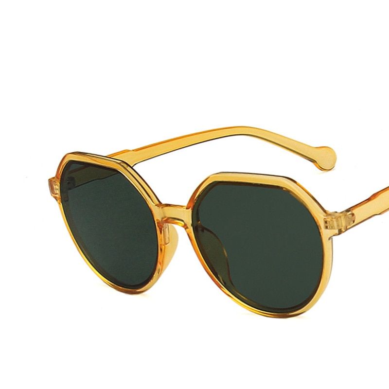 2021 New White SunglassesFemale Korean Version Of Net RedStyle Small Frame Brown Sunglasses Small Face  Style