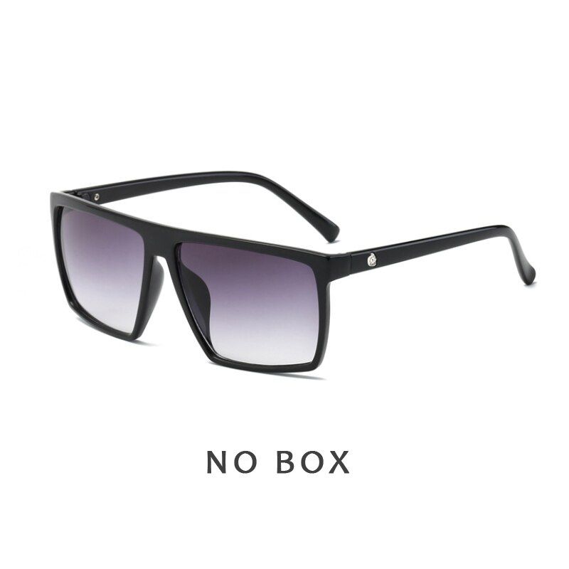 BSMen Polarized TR90 Sunglasses Vintage Anti-UV Driving Driver Black Goggles Eyewear Rectangle Shades Men Oculos masculino Male
