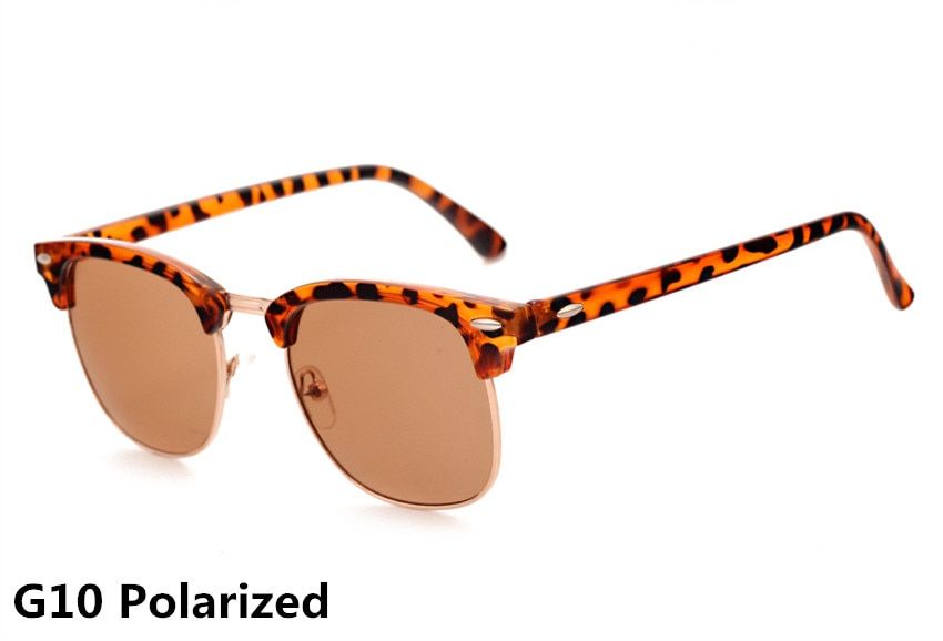 G10Classic Polarized Sunglasses Men Women Retro Brand Designer High Quality Vintage Sun Glasses Female Male Fashion Mirror Sunglass