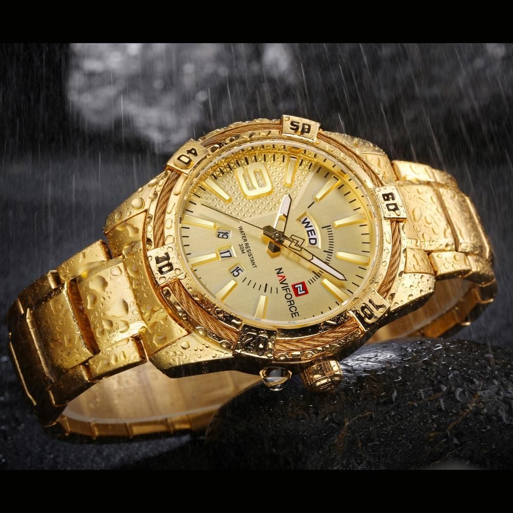 NaviForce NF9117S Date/Day Function Analog Watch