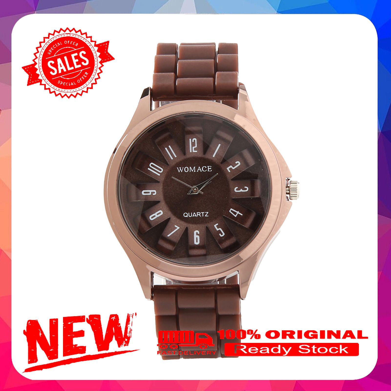 Jelly Watch Convenient to Wear Comfortable Bright Color Especial Quartz Watch for Gift