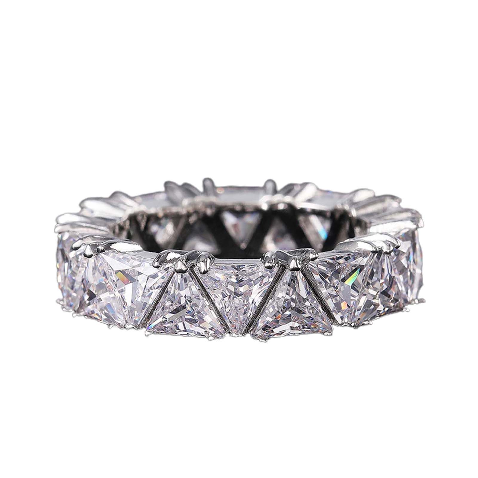 Finger Ring Fine Workmanship Sparkling Elegant Finger Ring