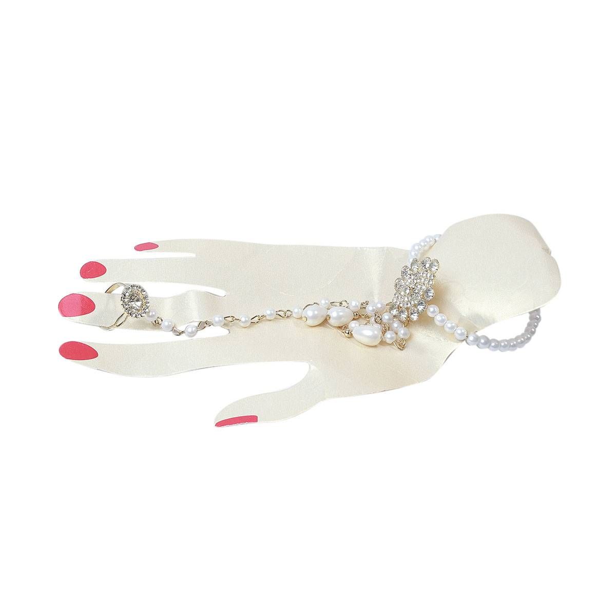 Beautiful Ring Bracelet Hand Chain Style Jewellery for Women & Girls